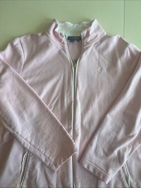 Lauren Ralph Lauren Light Pink Full-Zip Sweatshirt